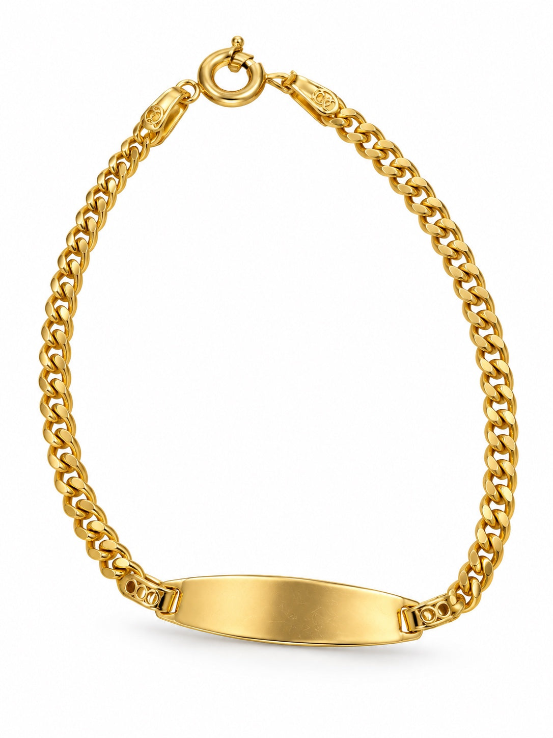 Goldarmband mit Platte aus 21 Karat Gold, 3,11 g