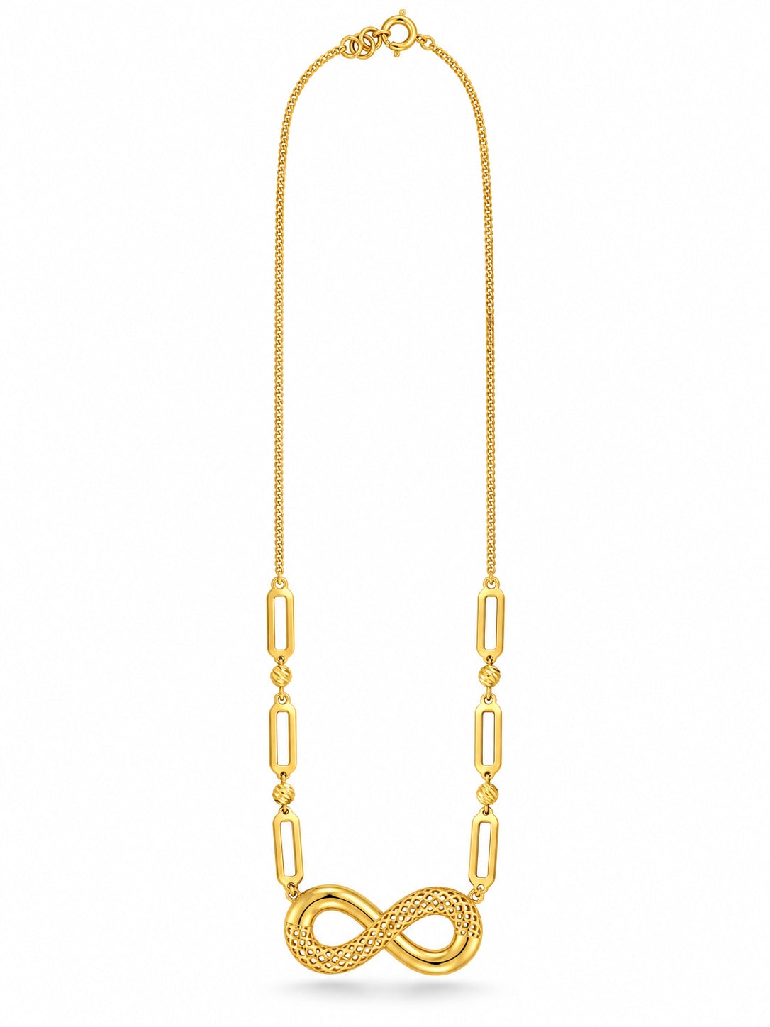 21K Goldkette mit Unendlichkeitsmotiv, 9,93 g