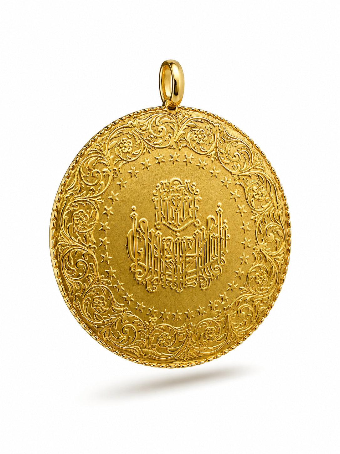 22 Karat Atatürk-Goldmünzenanhänger, Rückseite
