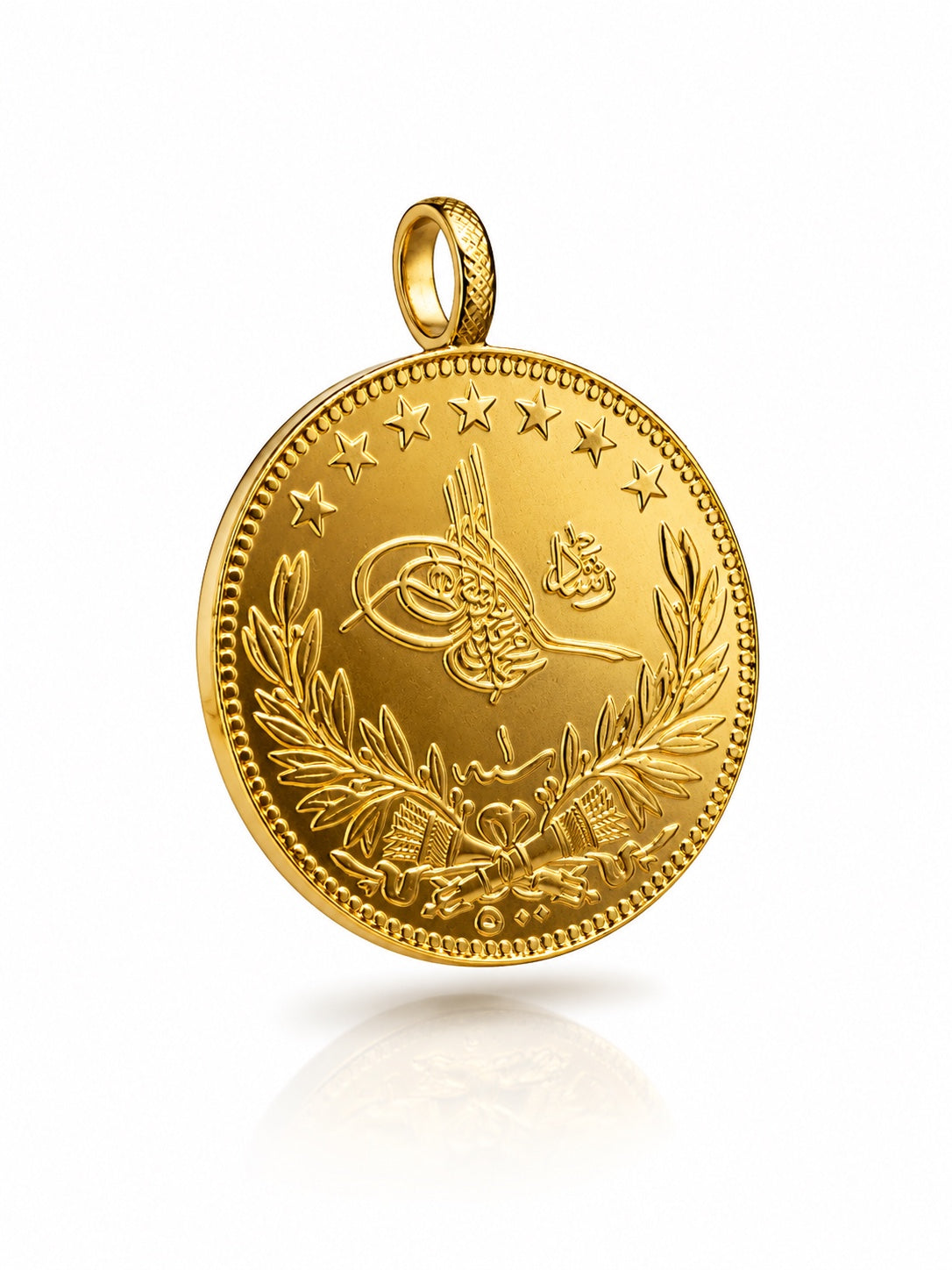 22 Karat Gold-Münzanhänger, Vorderseite