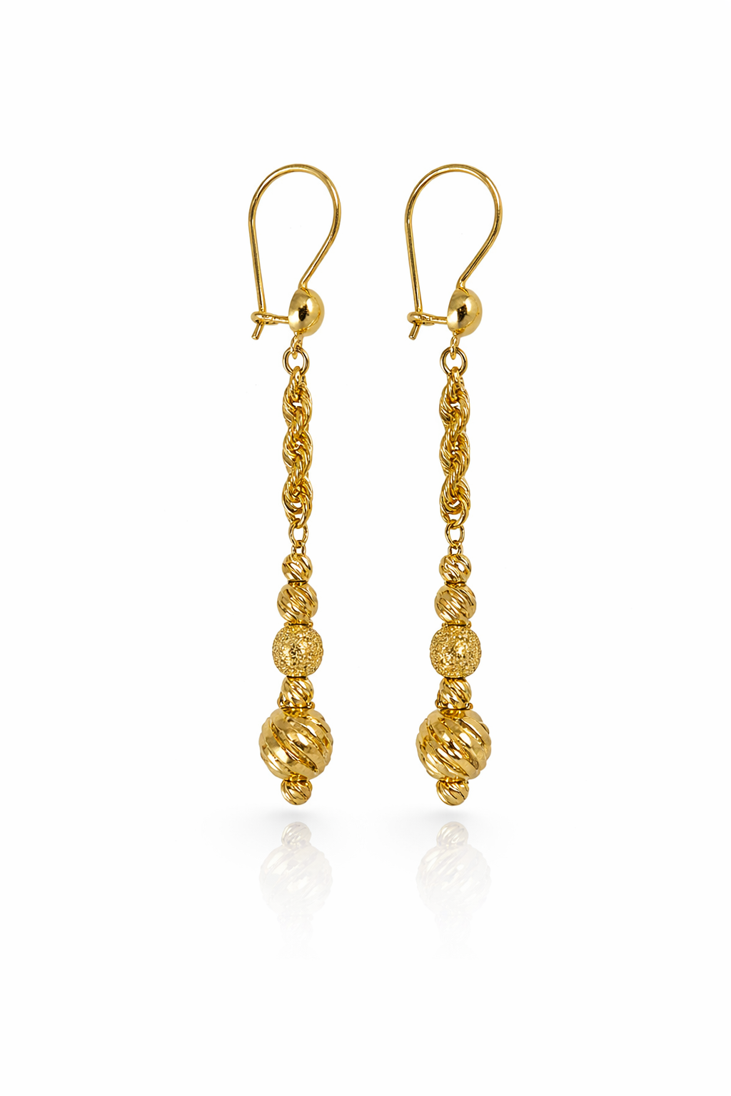 Aljazeera Gold Ohrringe 21 Karat Gold – Modell 1