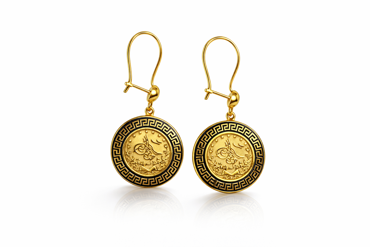 Aljazeera Gold Ohrringe 21 Karat Gold – Modell 2