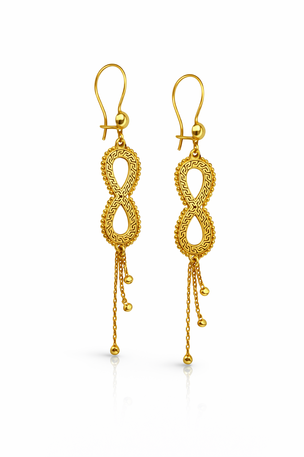 Aljazeera Gold Ohrringe 21 Karat Gold – Modell 4