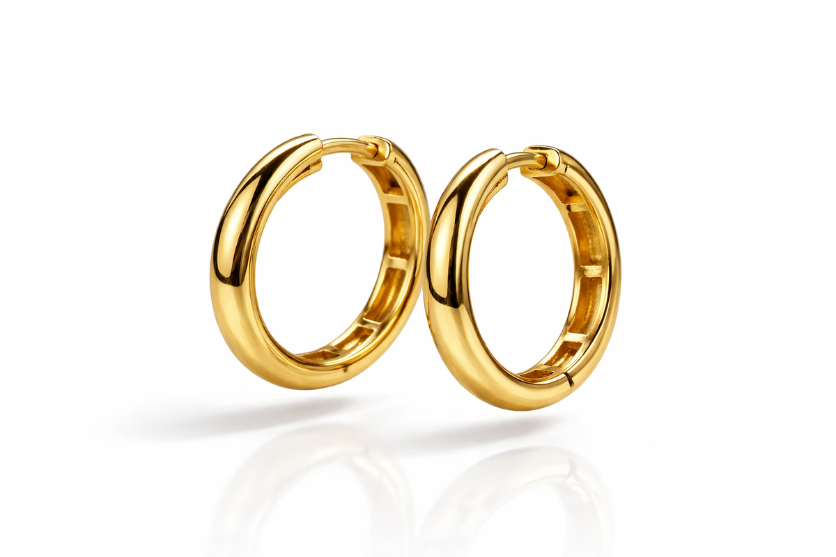 Aljazeera Gold Ohrringe 21 Karat Gold – Modell 5